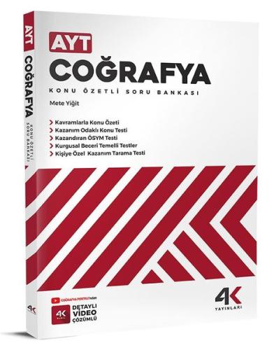 AYT Coğrafya Konu Özetli Soru Bankası