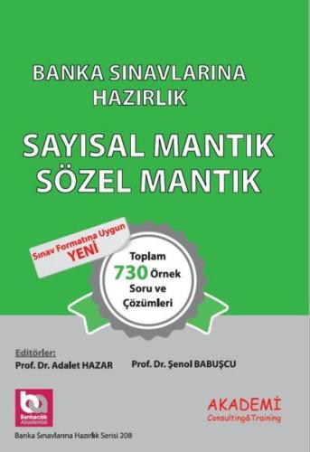 Banka Sınavlarına Hazırlık - Sayısal Mantık Sözel Mantık | Kitap Ambar