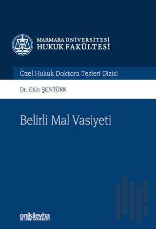 Belirli Mal Vasiyeti (Ciltli)