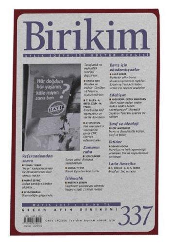 Birikim Sayı 337 | Kitap Ambarı