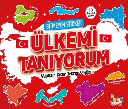 Bitmeyen Sticker - Ülkemi Tanıyorum | Kitap Ambarı