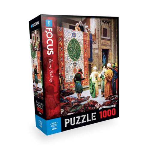 Blue Focus Puzzle Halı Tüccarı 1000 Parça | Kitap Ambarı
