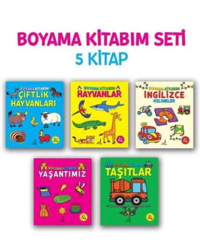 Boyama Kitabım Seti - 5 Kitap Takım