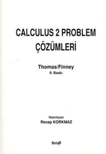 Calculus 2-Problem Çözümleri