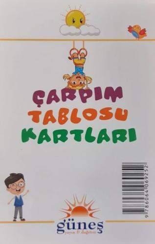 Çarpım Tablosu Kartları | Kitap Ambarı