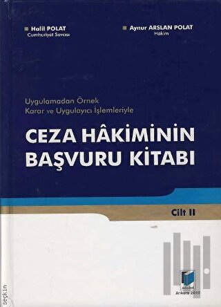 Ceza Hakiminin Başvuru Kitabı (2 Kitap Takım) (Ciltli)