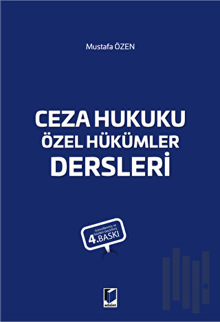 Ceza Hukuku Özel Hükümler Dersleri