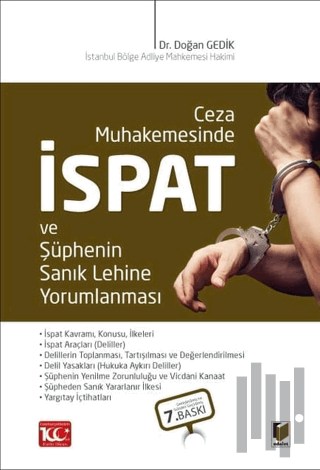 Ceza Muhakemesinde İspat ve Şüphenin Sanık Lehine Yorumlanması | Kitap