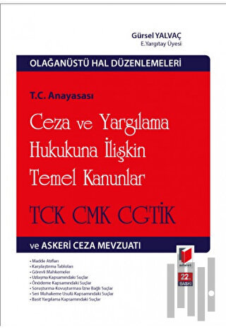 Ceza ve Yargılama Hukukuna İlişkin Temel Kanunlar (Ciltli) | Kitap Amb