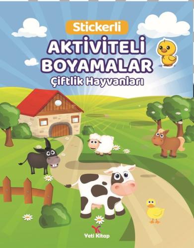 Çiftlik Hayvanları Stickerli Aktiviteli Boyamalar | Kitap Ambarı