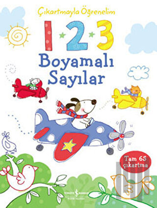 Çıkartmayla Öğrenelim 1-2-3: Boyamalı Sayılar