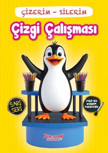 Çizgi Çalışması: Çizerim - Silerim - Sarı Seri | Kitap Ambarı