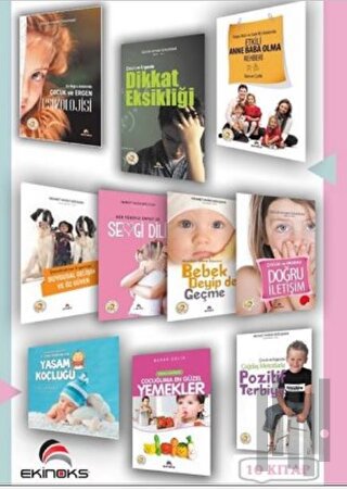 Çocuğumu Büyütüyorum (10 Kitap) Adım Adım Çocuk ve Ergen Gelişimi | Ki