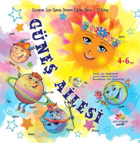 Çocuklar İçin Güneş Eğitimi Serisi Seti - 12 Kitap Takım