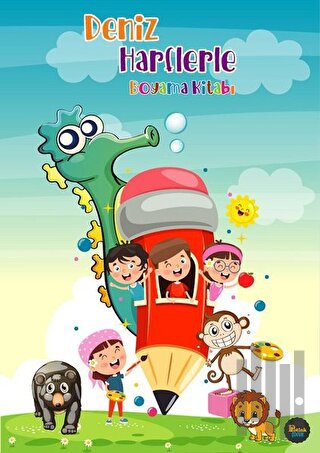 Deniz Harflerle Boyama Kitabı