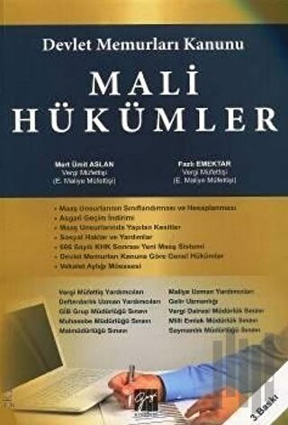 Devlet Memurları Kanunu Mali Hükümler