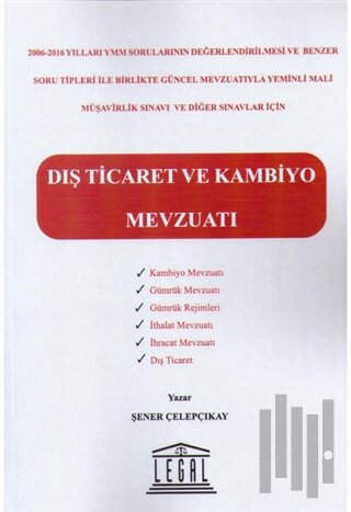 Dış Ticaret ve Kambiyo Mevzuatı