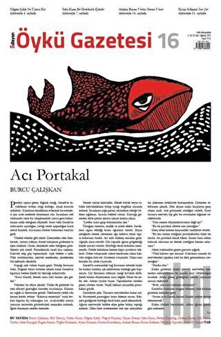 Edisyon Öykü Gazetesi Sayı: 16 Ağustos 2021