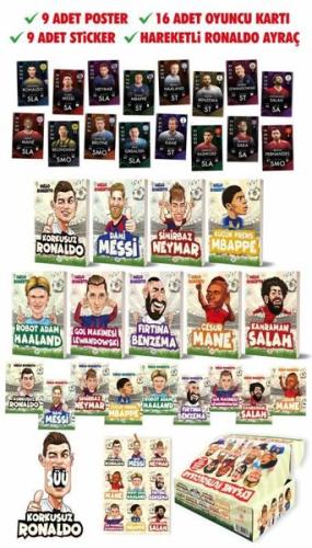 Efsane Futbolcular Seti - 9 Kitap Takım - Kutulu
