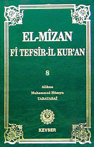El-Mizan Fi Tefsir’il-Kur’an 8. Cilt (Ciltli)
