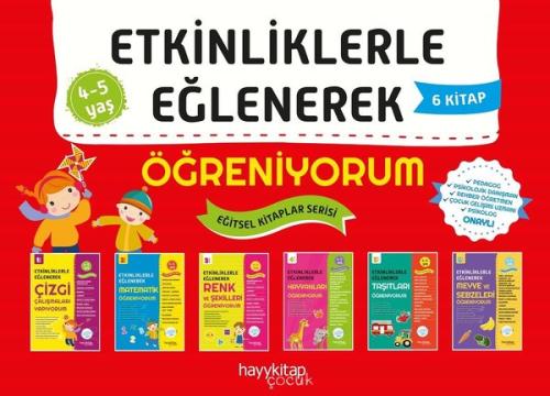 Etkinliklerle Eğlenerek Öğreniyorum Seti-6 Kitap Takım | Kitap Ambarı