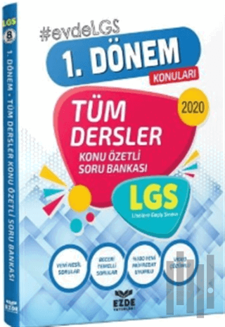 Ezde LGS 1. Dönem Video Çözümlü Tüm Dersler Soru Bankası