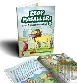 Ezop Masalları 3 / Aslan Postuna Bürünen Eşek | Kitap Ambarı