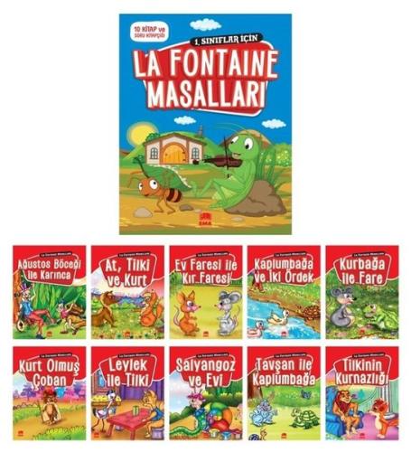 Ezop Masalları Seti - 10 Kitap Takım Küçük Boy