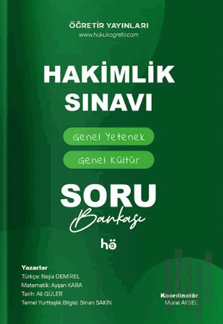 Genel Yetenek Genel Kültür Hakimlik Sınavı Soru Bankası