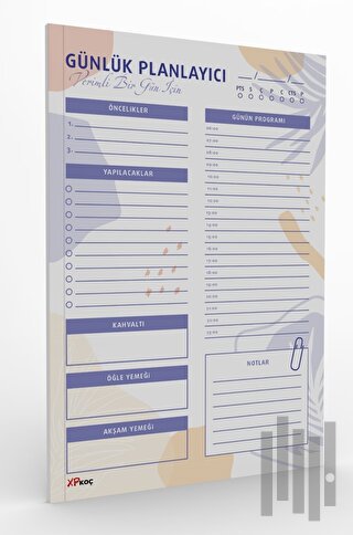 Günlük Planlayıcı Çek Kopar- Evde, Okulda, İşte