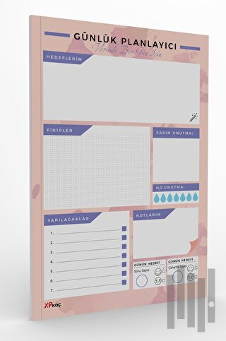 Günlük Planlayıcı Çek Kopar- Evde, Okulda, İşte