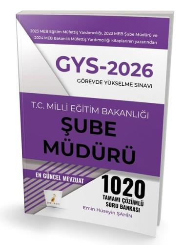 GYS 2026 Görevde Yükselme Sınavı- T. C. Milli Eğitim Bakanlığı Şube Mü