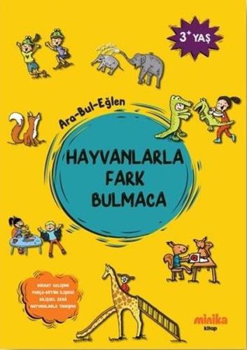 Hayvanlarla Fark Bulmaca Ara - Bul - Eğlen 3+Yaş