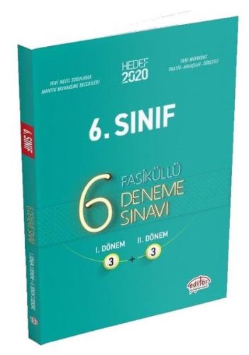 Hedef 2020 6.Sınıf 6 Fasiküllü Deneme Sınavı 3+3