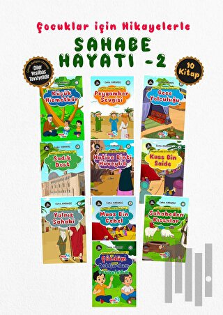 Hikayelerle Çocuklar İçin Sahabe Hayatı 2 Set (10 Kitap Takım)