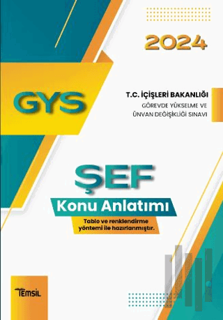 İçişleri Bakanlığı Görevde Yükselme ve  Ünvan Değişikliği Sınavı Şef Konu Anlatımı
