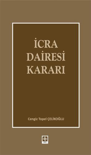 İcra Dairesi Kararı (Ciltli)