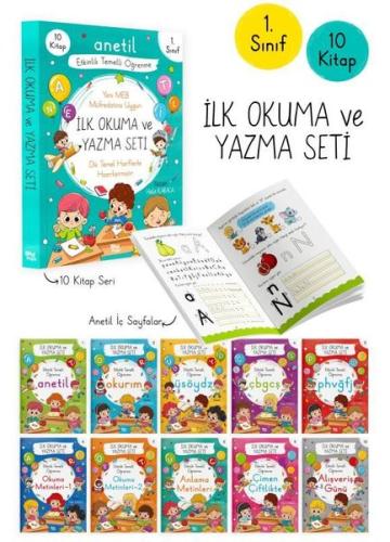 İlk Okuma ve Yazma Seti - 10 Kitap Takım | Kitap Ambarı