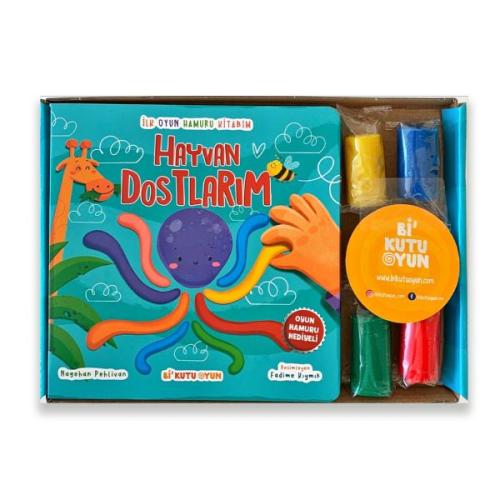 İlk Oyun Hamuru Kitabım - Hayvan Dostlarım | Kitap Ambarı
