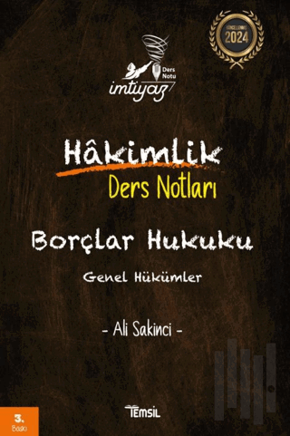 İmtiyaz Borçlar Hukuku Genel Hükümler Hakimlik Ders Notları