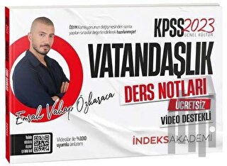 İndeks Akademi 2023 KPSS Vatandaşlık Video Ders Notları
