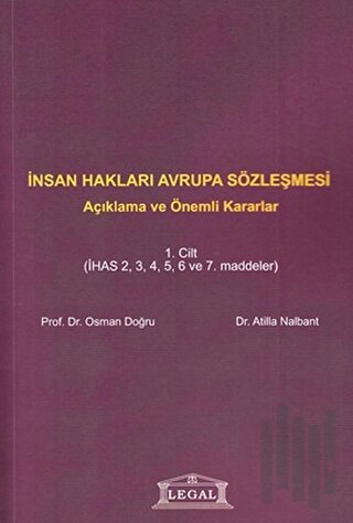 İnsan Hakları Avrupa Sözleşmesi Cilt: 1