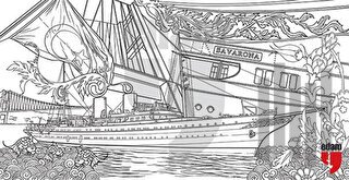 İstanbul Savarona Tuval Boyama | Kitap Ambarı