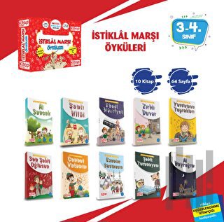 İstiklal Marşı Öyküleri (10 Kitap + Değerlendirme Testi) | Kitap Ambar