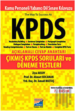 Kamu Personeli Yabancı Dil Sınavı Kılavuzu / The Way to Success at KPDS
