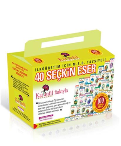 Karanfil 100 Temel Eser - 40 Kitap Takım | Kitap Ambarı