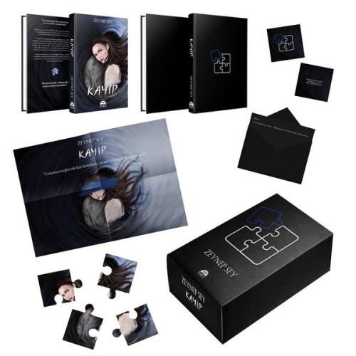 Kayıp Set - Kutulu-Poster Ayraç Puzzle Mektup (Ciltli)