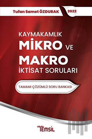 Kaymakamlık Mikro ve Makro İktisat Sorunları
