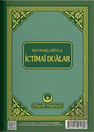 Kaynaklarıyla İctimai Dualar (Büyük Cep Boy)