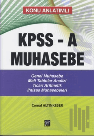 Konu Anlatımlı KPPS-A Muhasebe